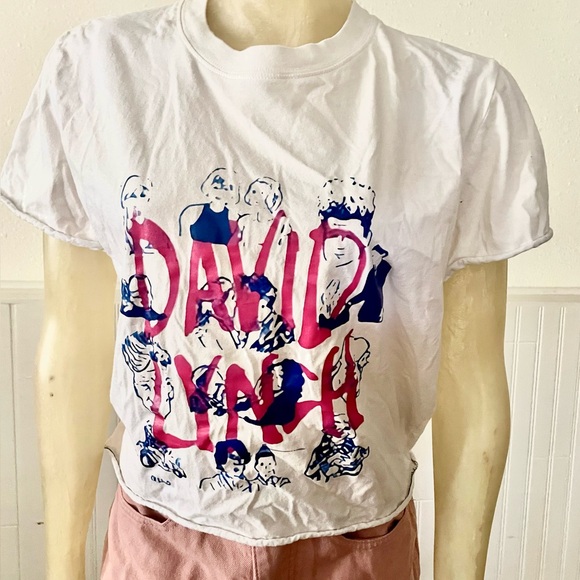 David Lynch White Cotton t shit tee - Picture 2 of 6